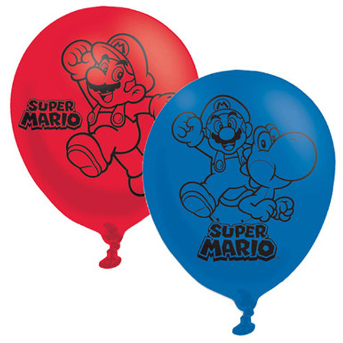 11 inch Super Mario Assorted Latex Balloons (6) 11 inch Super Mario Assorted Latex Balloons (6)