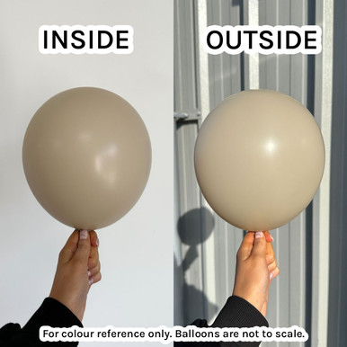18" Fashion White Sand Sempertex Latex Balloons (25)