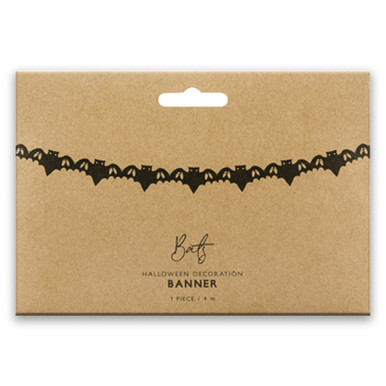 Bats Tissue Paper Garland - 4m (1)