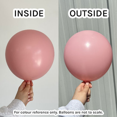 18" Standard Baby Pink Kalisan Latex Balloons (25)