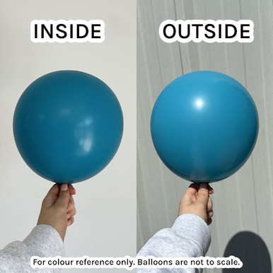 12" Standard Turquoise Kalisan Latex Balloons (100)