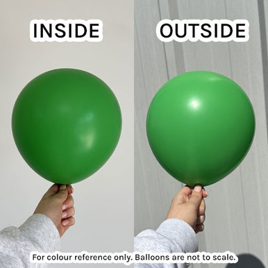 36" Standard Green Kalisan Latex Balloons (2)