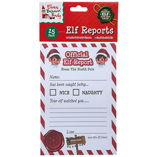 Elf Report Sheets - A5 (25) Elf Report Sheets - A5 (25)