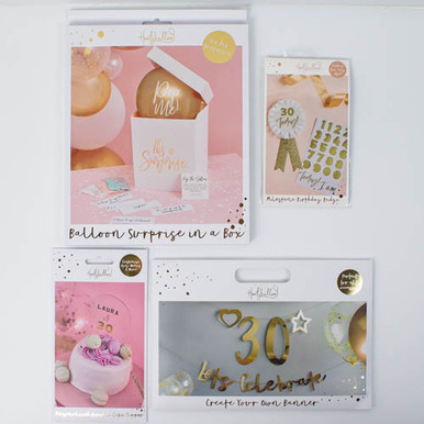Gold Personalise Your Own Acrylic Cake Topper (1)