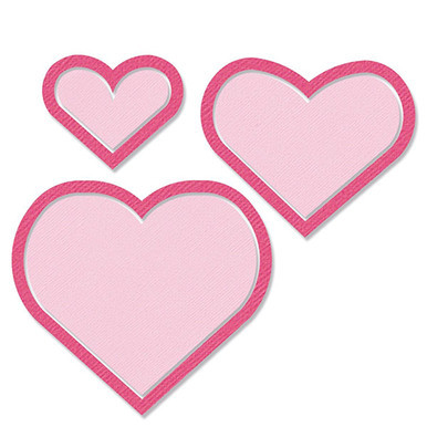 Framelits Heart Frames Die Set (6pcs)