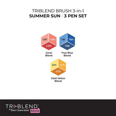 Summer Sun TriBlend Marker Set (3)