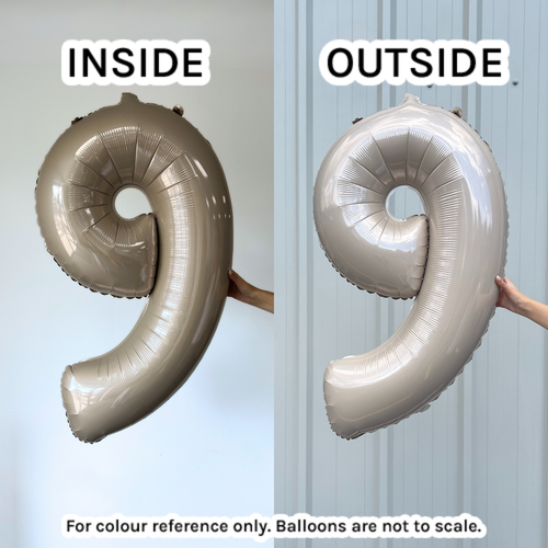 34 inch Oaktree Nude Number 8 Foil Balloon (1)