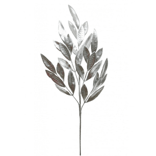 66cm Silver Chrome Laurel Spray (1) 66cm Silver Chrome Laurel Spray (1)
