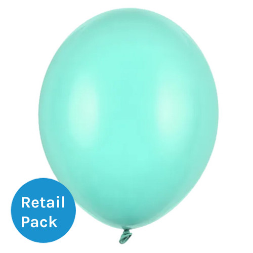 12 inch Pastel Light Mint Latex Balloons (10) 12 inch Pastel Light Mint Latex Balloons (10)