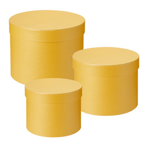 Yellow Hat Boxes (3) Yellow Hat Boxes (3)