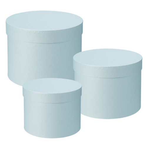 Light Blue Hat Boxes (3) Light Blue Hat Boxes (3)