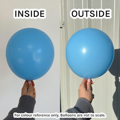 17" Baby Blue Tuftex Latex Balloons (50)