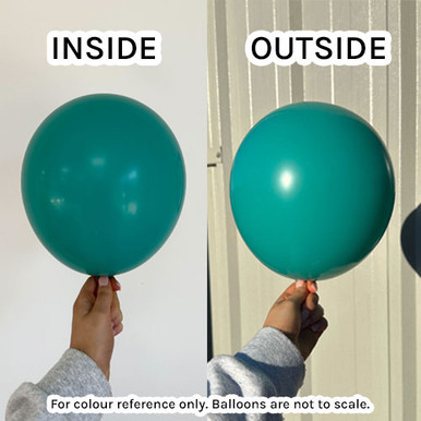 17" Teal Tuftex Latex Balloons (25)