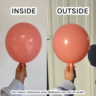 17" Coral Tuftex Latex Balloons (50)