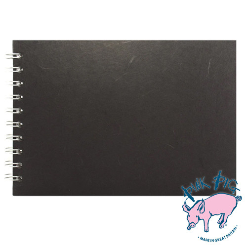 A5 Black Landscape Spiral Bound Sketchbook (1)