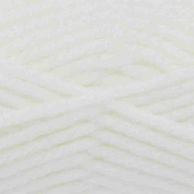 King Cole Big Value Super Chunky White Acrylic Yarn - 100g (1)