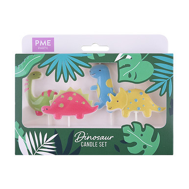 Dinosaur Birthday Candles (4)