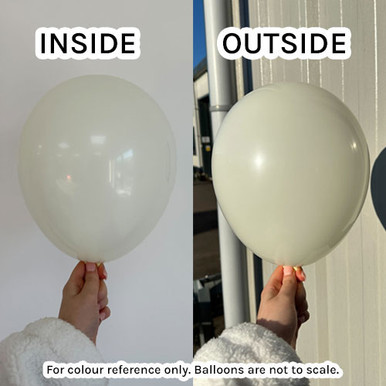 13" Standard Ivory Gemar Latex Balloons (50)