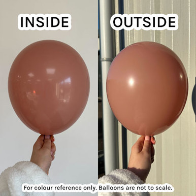 13" Standard Misty Rose Gemar Latex Balloons (50)