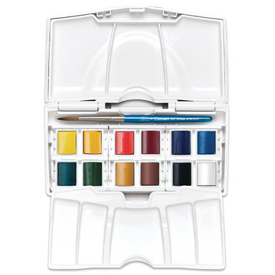 Winsor & Newton Cotman Watercolour Palette Pocket Set (12)