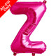 16 inch Magenta Letter Z Foil Balloon (1)