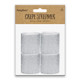 Silver Crepe Streamers - 5cm x 10m (4)