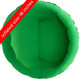 36" Green Round Foil Balloon (1) 36" Green Round Foil Balloon (1)