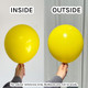 350Q Yellow Entertainer Balloons (100)
