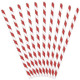 Red Striped Paper Straws (10) Red Striped Paper Straws (10)