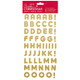Gold Glitter Alphabet Thicker Sticker Set (1)