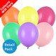 12 inch Assorted Pastel Latex Balloons (10) 12 inch Assorted Pastel Latex Balloons (10)