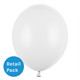 12 inch Pastel Pure White Latex Balloons (10) 12 inch Pastel Pure White Latex Balloons (10)