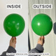 24" Green Tuftex Latex Balloons (3)