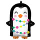 18 inch Bright Holiday Penguin Foil Balloon (1)