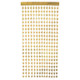 Metallic Gold Star Foil Door Curtain - 90cm x 2.4m (1)