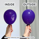 11" Purple Prima Latex Balloons (100)