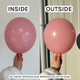 6” Standard Baby Pink Gemar G-Link Latex Balloons (100)