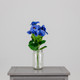 34cm Blue Pansy Bunch