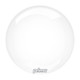 An 18 inch clear sphere balloon manufactured by Prima Balloons