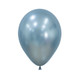 Sempertex 5" silk arctic blue latex balloons