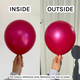 5" Metallic Fuchsia Sempertex Latex Balloons (50)