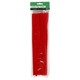 A pack of 50 30cm red pipe cleaners.