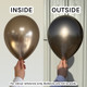 24" Chromium Truffle Gold Decotex Latex Balloons (3)
