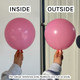 A pack of 50 260 pink Tuftex entertainer balloons.
