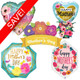 A pack of 25 Mother's Day Supershape Foil balloons.