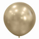 A pack of 3 24" Silk Gold Dust Latex Balloons, manufactured by Sempertex!