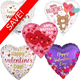 18 inch Valentine's Foil Pack 3 (25 Balloons) 18 inch Valentine's Foil Pack 3 (25 Balloons)