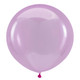 A pack of 4 24" Magenta Crystal Clearz Latex Balloons, manufactured by Anagram!