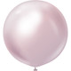 Kalisan 36 inch Mirror Pink Gold Latex Balloons