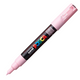 A light pink extra fine bullet tip Posca paint pen